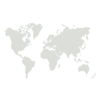 Ausgegraute Karte der Welt.