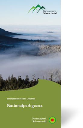 Titelbild des Nationalparkgesetzes. 