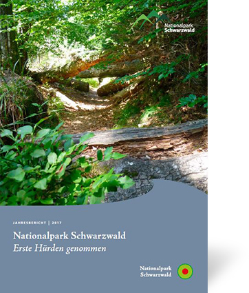 Cover des Jahresberichts 2017 des Nationalpark Schwarzwald