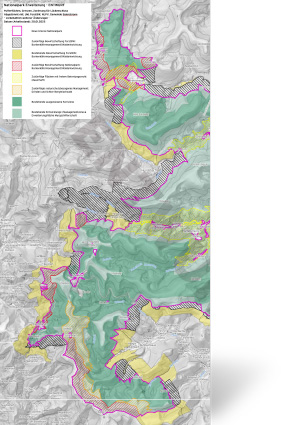Entwurf der Nationalpark Erweiterung