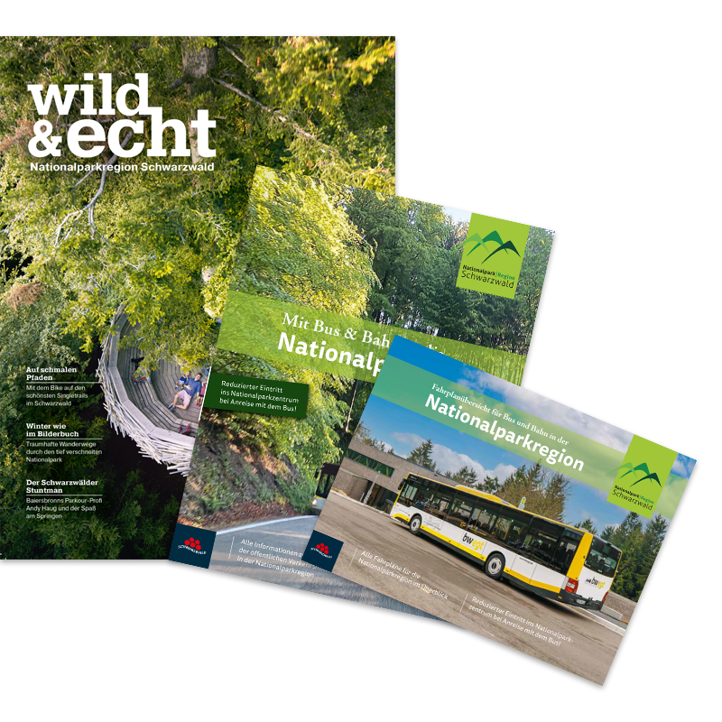 Publikationen der Nationalparkregion © Nationalparkregion Schwarzwald