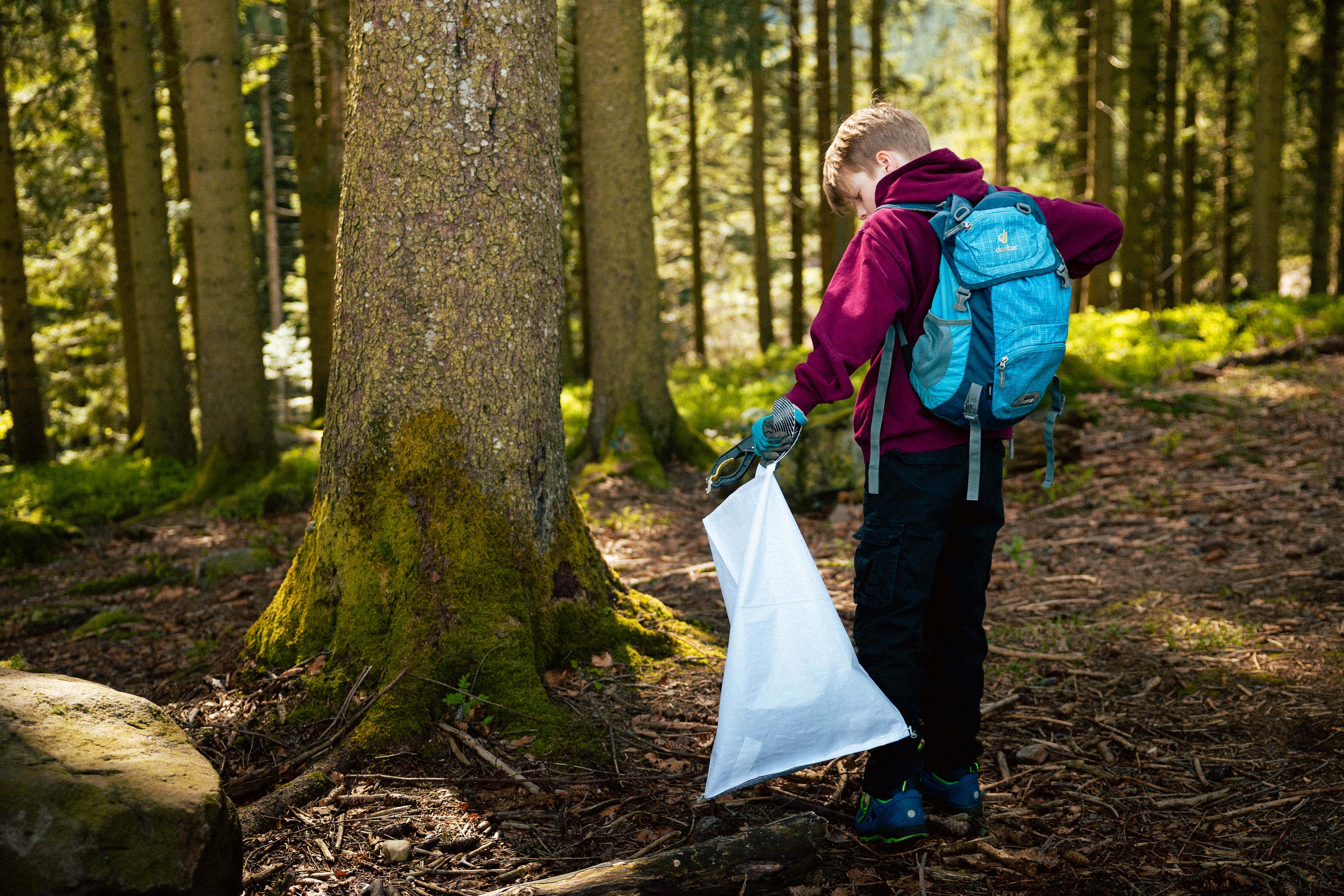 Freiwilliger Helfer © Benedikt Huck (Nationalpark Schwarzwald)