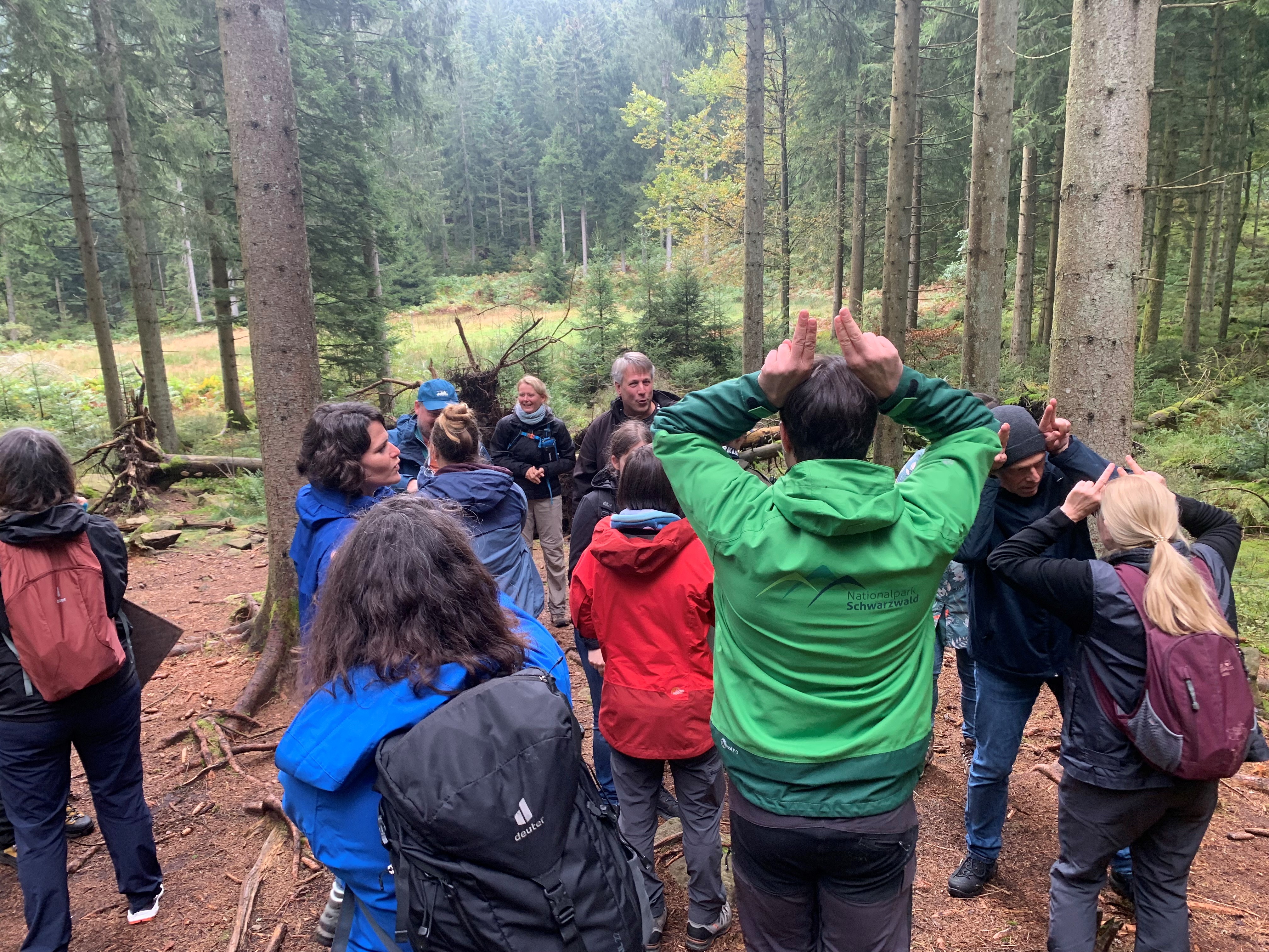 Wildnisteacher und das Evolutionsspiel © Luis Scheuermann (Nationalpark Schwarzwald)