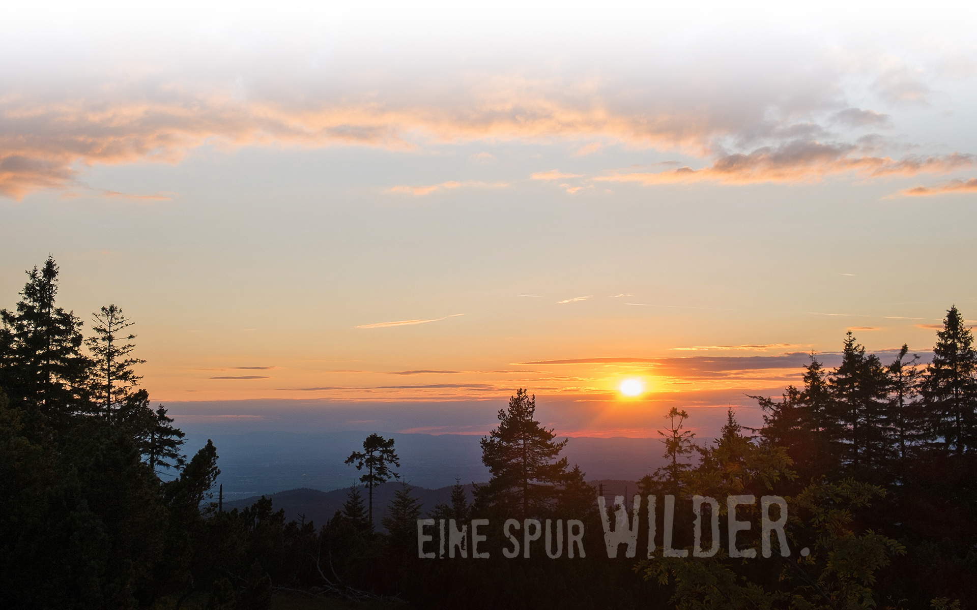 Hintergrundbild leicht bewölkt