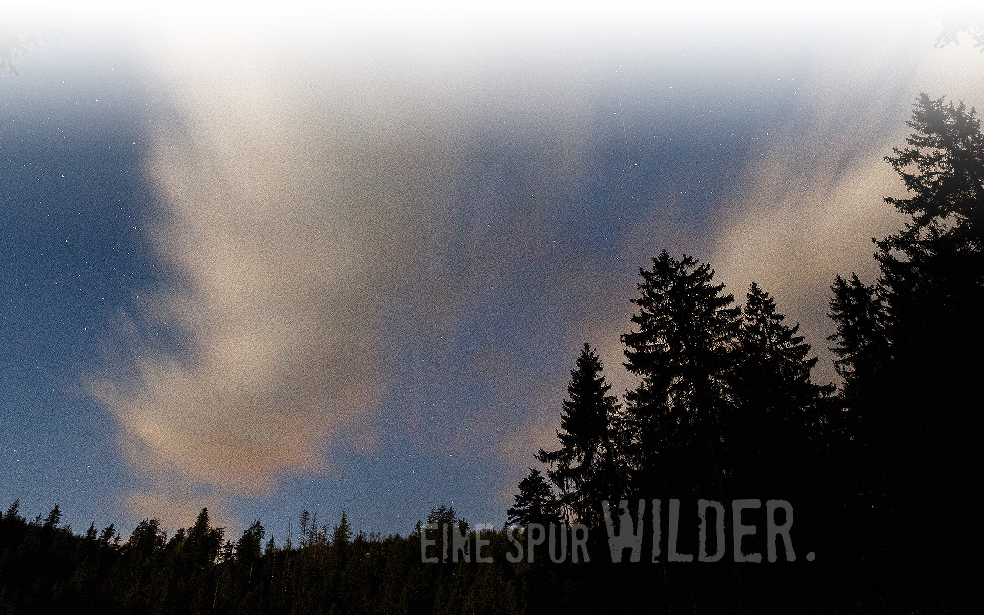 Hintergrundbild leicht bewölkt