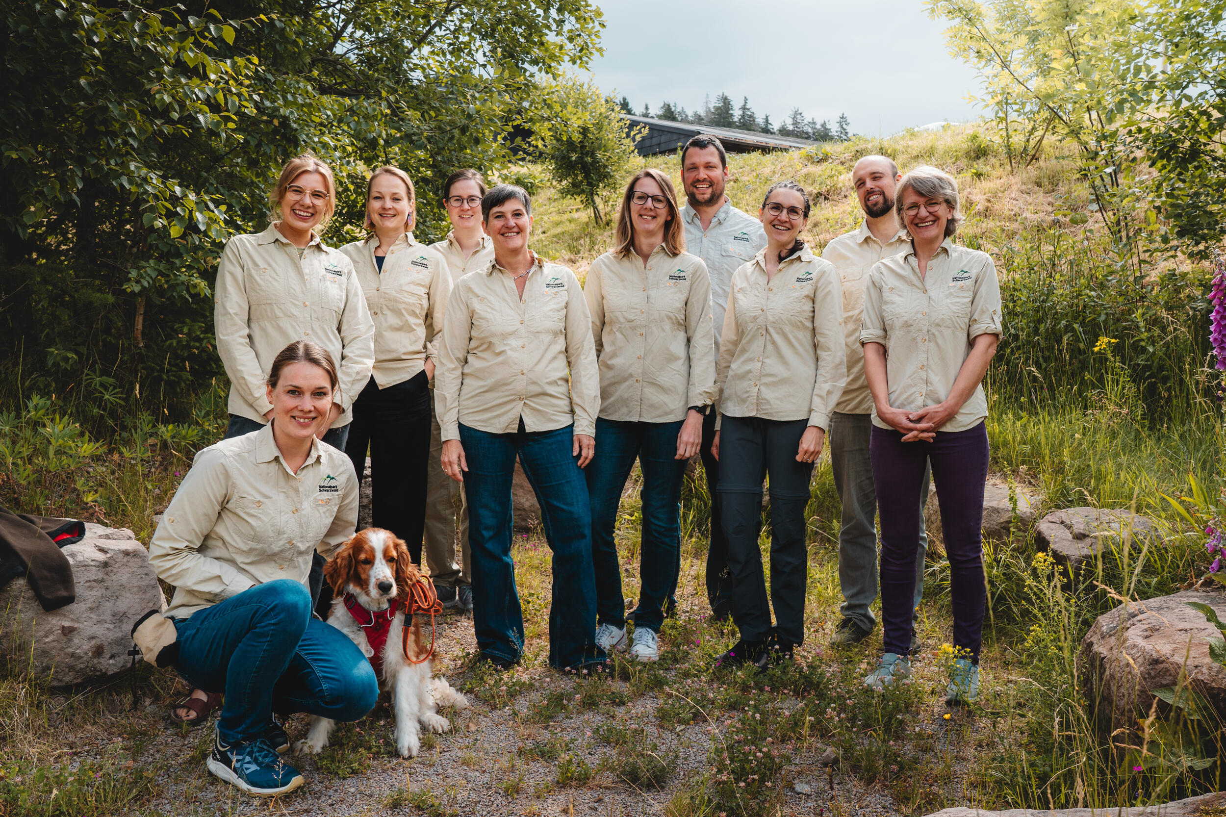 Das Team des Fachbereichs 3 im Nationalpark Schwarzwald © Paul Fischer (Nationalpark Schwarzwald)