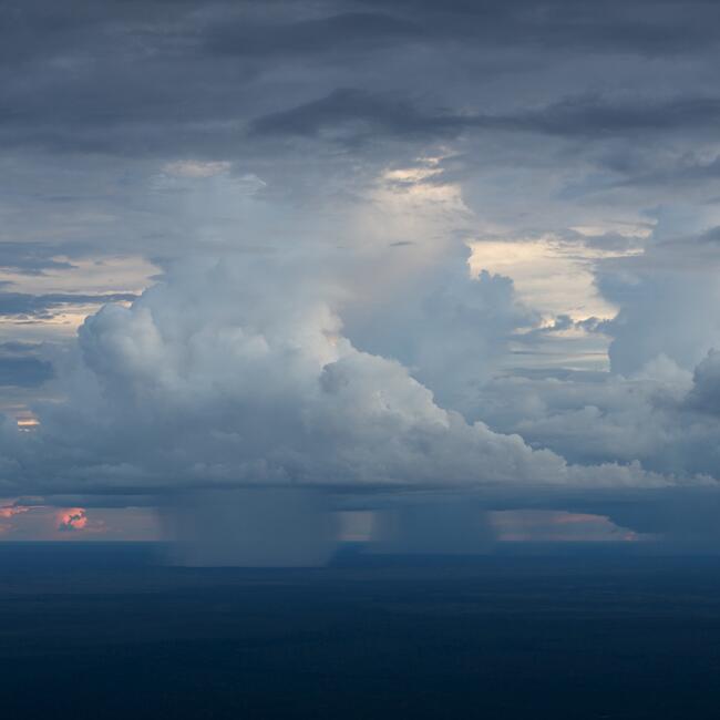 Wolkenbildung über tropischem Regenwald © Markus Mauthe