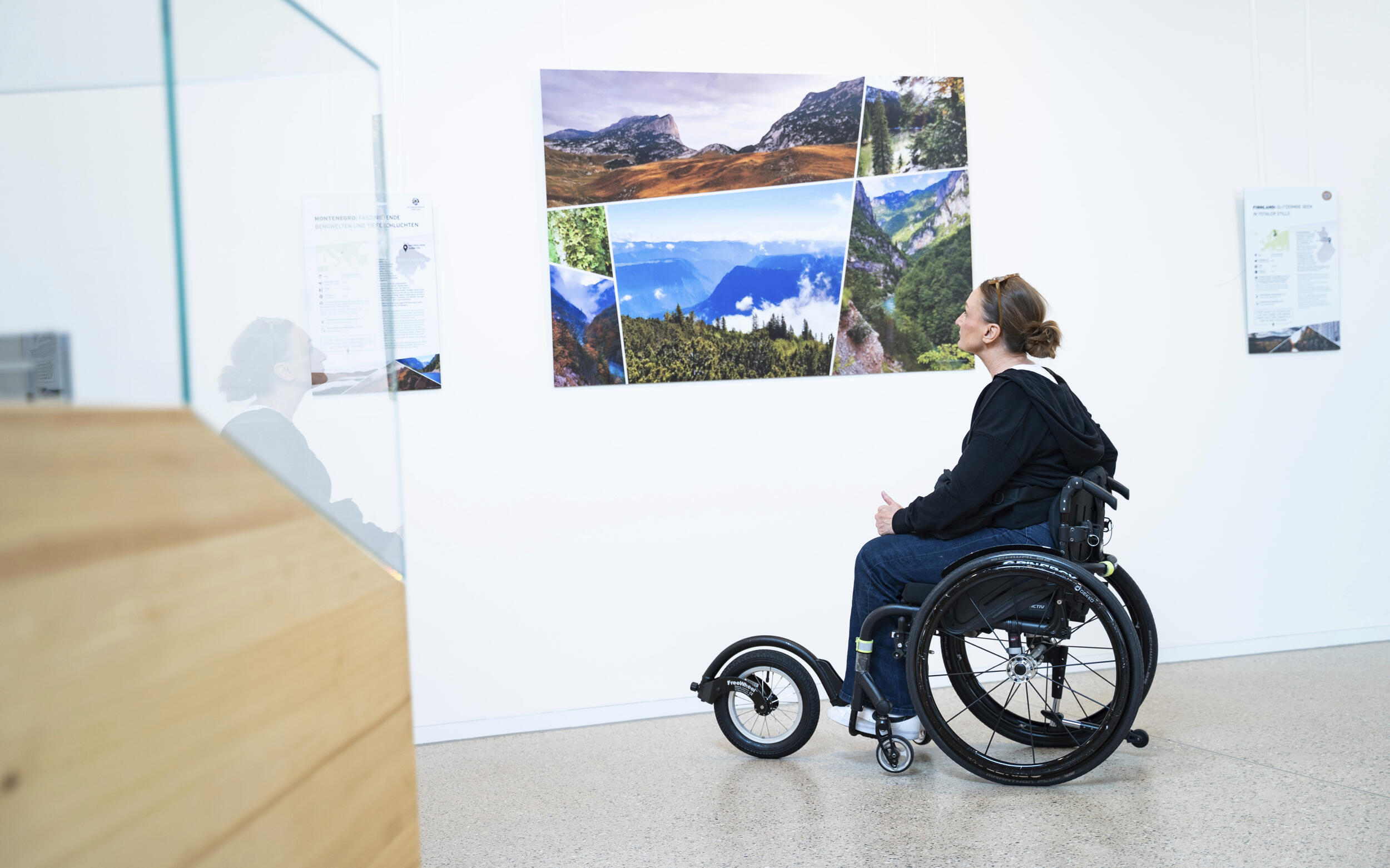 Aufzug in Ausstellung defekt