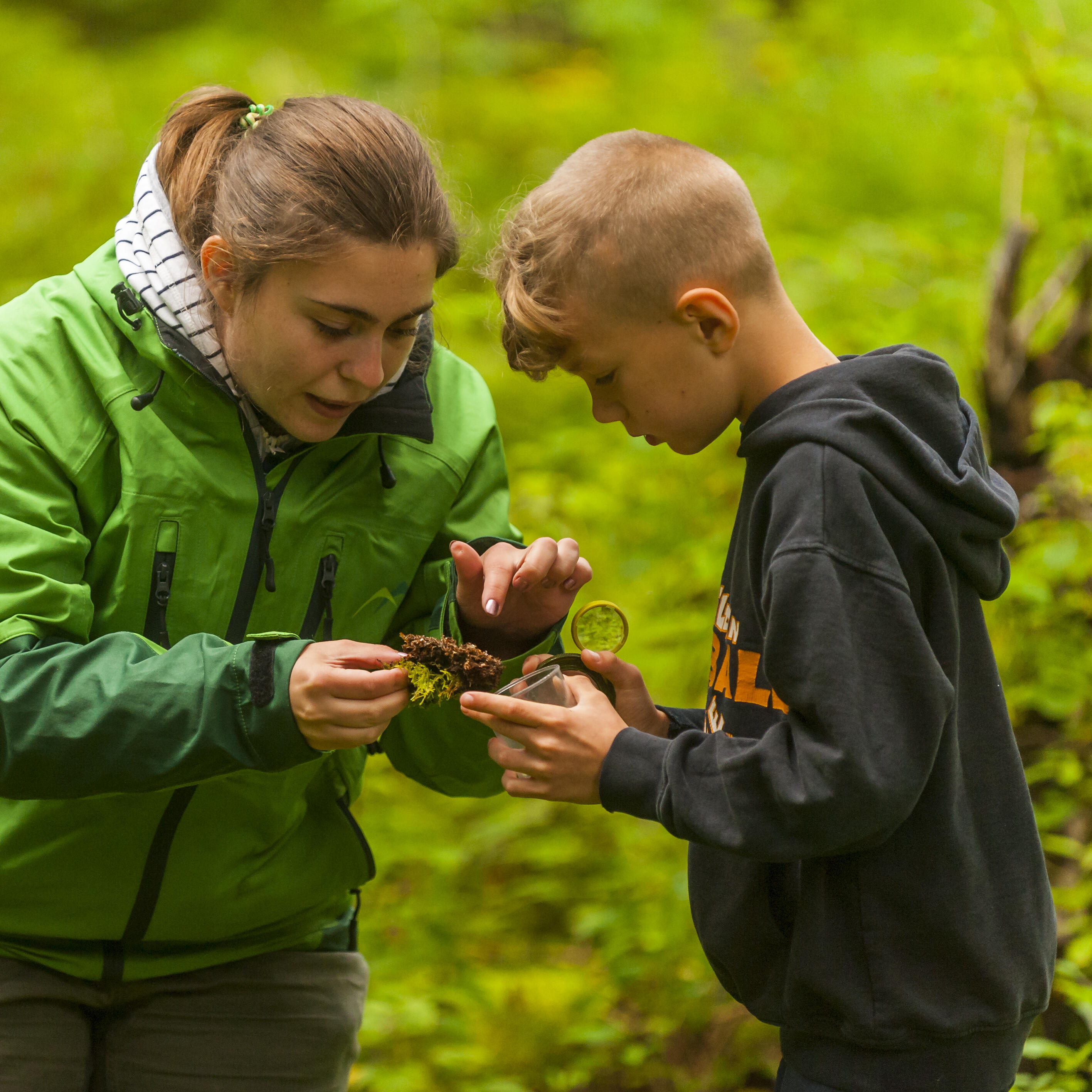 Ökosysteme werden bei Anfassen greifbar © Luis Scheuermann (NLP Schwarzwald)