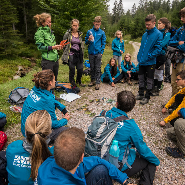 YEPs unterwegs im Nationalpark Schwarzwald © Saskia Bauer (Young Explorer)