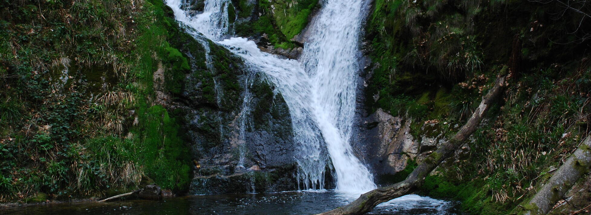 Wasserfall in Allerheiligen im Nationalpark Schwarzwald.