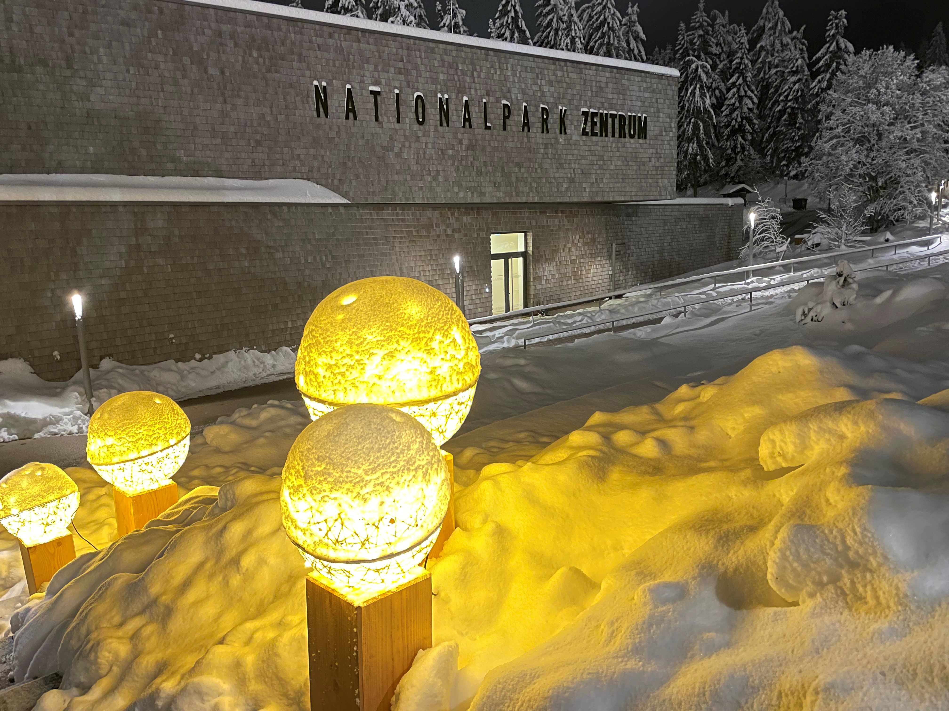 Winterzauber im Nationalparkzentrum